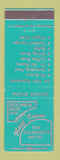 Matchbook Cover - Motel Fresno Fresno CA TEAL