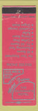 Matchbook Cover - Motel Fresno Fresno CA PINK