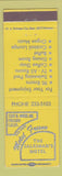 Matchbook Cover - Motel Fresno Fresno CAYELLOW