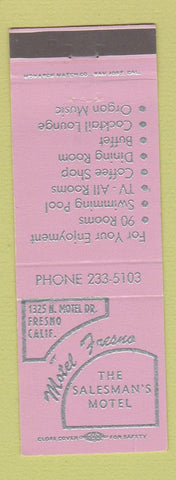 Matchbook Cover - Motel Fresno Fresno CA LAVENDER