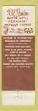 Matchbook Cover - Del Camino Motor Hotel Restaurant El Paso TX
