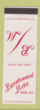 Matchbook Cover - Bicentennial Motel Halifax NS