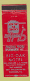 Matchbook Cover - Big Oak Motel Roanoke VA