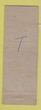 Matchbook Cover - Theatre Bar Lounge Denver Colorado hillbilly