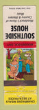 Matchbook Cover - Southside House Woodstock ON hillbilly WORN