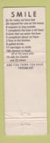 Matchbook Cover - Southside House Woodstock ON hillbilly WORN