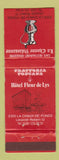 Matchbook Cover - La Channe Valaisanne Leopold Hotel Fleur de Lys