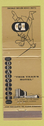 Matchbook Cover - Deauville Hotel Miami Beach FL