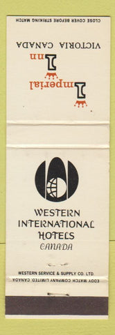 Matchbook Cover - Imperial Inn Victoria BC