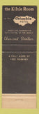 Matchbook Cover - Kiltie Room Columbia Hotel Wenatchee WA