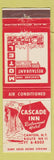 Matchbook Cover - Cascade Inn Canton NY