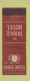 Matchbook Cover - Dodge Hotel Washington DC