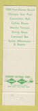 Matchbook Cover - Colonnade Beach Hotel Palm Beach Shores Singer Island FL