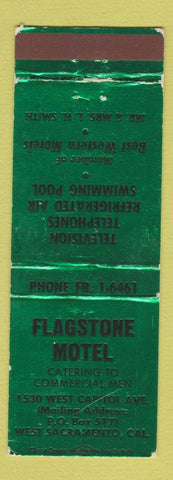 Matchbook Cover - Flagstone Motel West Sacramento CA