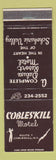 Matchbook Cover - Cobleskill Motel NY