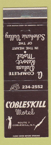 Matchbook Cover - Cobleskill Motel NY