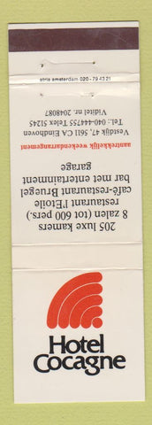 Matchbook Cover - Hotel Cocagne Eindhoven