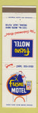 Matchbook Cover - Fresno Motel CA girlie