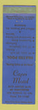 Matchbook Cover - Capri Motel Los Angeles CA WEAR