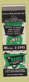 Matchbook Cover - The Ramp Newark NJ