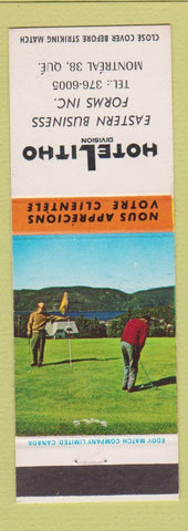 Matchbook Cover - Hotel Litho Eastern Business Forms Montreal QC
