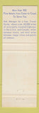 Matchbook Cover - Americana Motor Lodge San Francisco CA Best Western