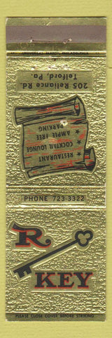 Matchbook Cover - R Key Telford PA