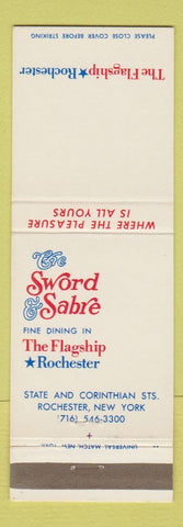 Matchbook Cover - The Flagshit Rochester NY Sword and Sabre
