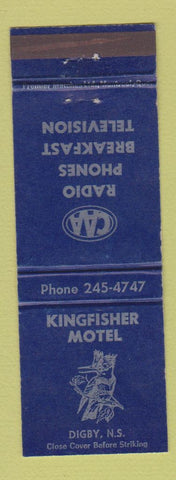 Matchbook Cover - Kingfisher Motel Digby NS