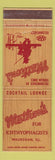 Matchbook Cover - Mathon's Restaurant Waukegan IL