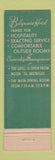 Matchbook Cover - Belgravia Hotel Philadelphia PA