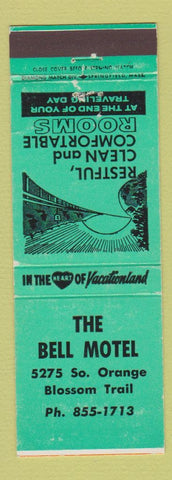Matchbook Cover - The Bell Motel Blossom TRAil FL