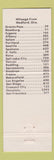 Matchbook Cover - Capri Motel Medford OR