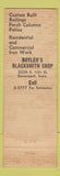 Matchbook Cover - Boyler's Blacksmith Shop Davenport IA WEAR
