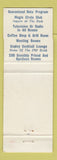 Matchbook Cover - Copley Square Hotel Boston MA
