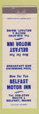 Matchbook Cover - Belfast Motor Inn Belfast ME