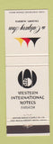 Matchbook Cover - Calgary Inn AB Western International Hotels WEAR