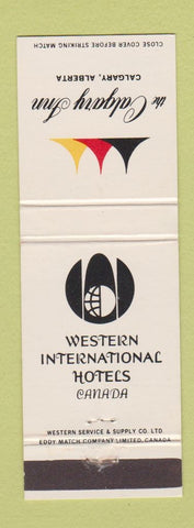 Matchbook Cover - Calgary Inn AB Western International Hotels WEAR