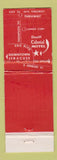 Matchbook Cover - Colonial Motel Easy Syracuse NY WRITING