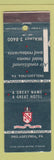 Matchbook Cover - Benjamin Franklin Hotel Philadelphia PA