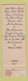 Matchbook Cover - Benjamin Franklin Hotel Philadelphia PA