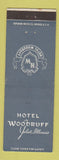 Matchbook Cover - Hotel Woodruff Joliet IL