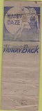 Matchbook Cover - Fay's Cocktail Bar San Francisco CA pinup POOR