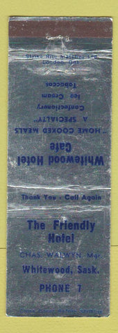 Matchbook Cover - Friendly Hotel Whitewood SK WEAR
