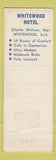 Matchbook Cover - Friendly Hotel Whitewood SK WEAR