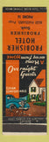 Matchbook Cover - Frobisher Hotel SK low phone #