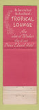 Matchbook Cover - Ford Hotel Toronto ON