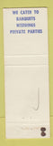 Matchbook Cover - Del Mar Restaurant Sault Ste Marie MI