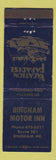 Matchbook Cover - Gingham Motor Inn ME WEAR