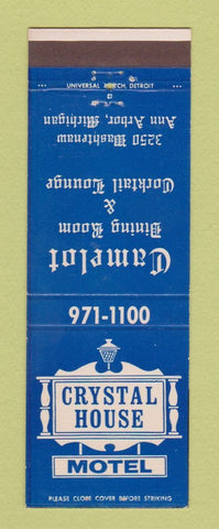 Matchbook Cover - Crystal House Motel Ann Arbor MI